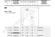 Стремянка 127*326*M22*1,5