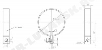 Хомут гофры d124.5