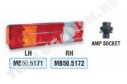 Фонарь задний Actros R (с розеткой)