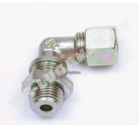 Соединитель уголок М16*1,5/D10 металл