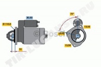 Стартер 24v 4kw 11t