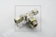 Соединитель тройник М22*1,5 D12/D12 метал