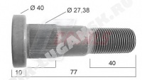 Шпилька колеса 7/8"-14UNF*87