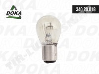 Лампа 24V P21/5W двухконтактная BAY15d (94405)