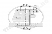 Гильза d120.64