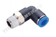 Соединитель уголок М12*1,5/D12mm метал/пласт
