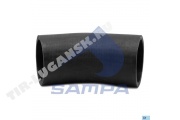 Патрубок радиатора 60*60-25*60 (колено)