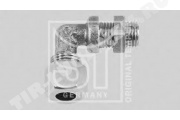 Соединитель уголок М22*1,5/D10мм метал