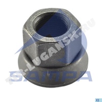Гайка колеса 7/8"-14UNF h=35/33