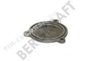Крышка компрессора торцевая круглая ALUMINIUM MB/MAN (под 3-и болта)