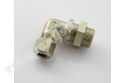 Соединитель уголок М16*1,5/D12мм метал