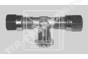 Соединитель тройник М22*1,5 D12/D12 метал