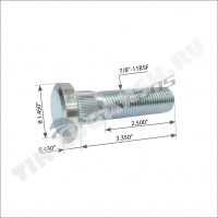 Шпилька колеса 7/8"-11BSF*85