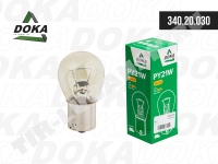 Лампа накаливания 24V 21W PY21W (BAU15s)