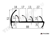 Профиль уплотнительный (88)