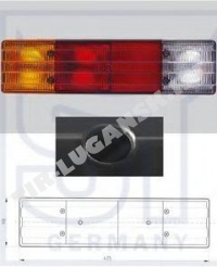 Фонарь задний MB 110*400 R