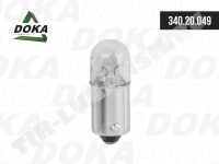 Лампа накаливания T4W (BA9s) 12V 4W
